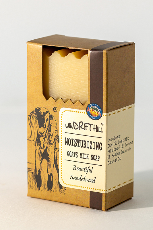 sandalwood goat milk soap
